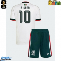 Mexico Alexis Vega #10 Bortedraktsett Barn EM 2024 Kortermet (+ Korte bukser)